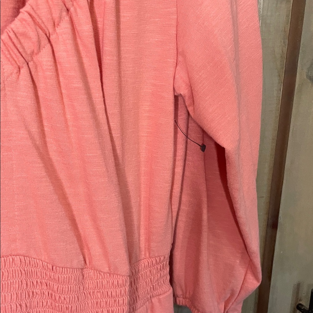 Terra & Sky Coral Long Dress - Picture 2 of 3